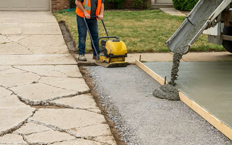 When Is It Time to Replace Your Concrete Driveway? Signs and Solutions