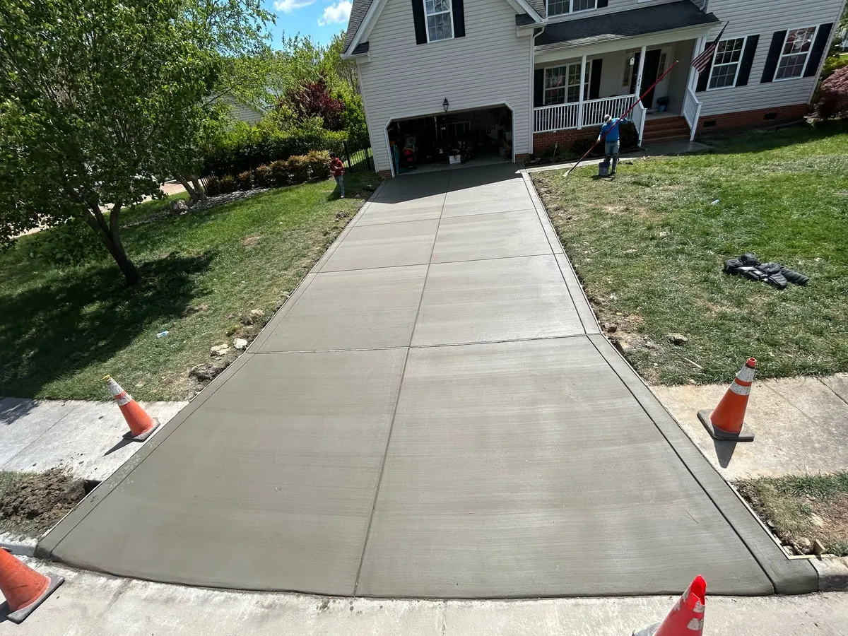 Concrete driveway installation 002