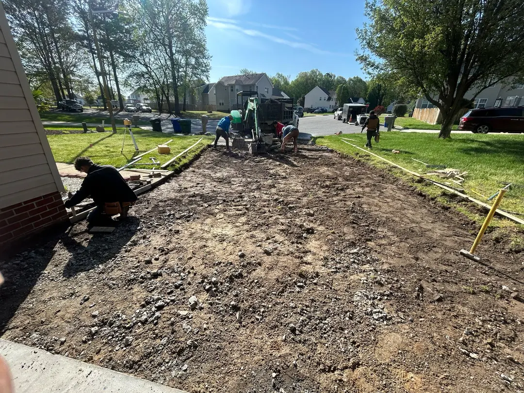 Driveway construction preparation 002